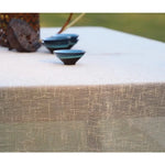 serviette table beige texture lin classique réutilisable extérieur fête mariage