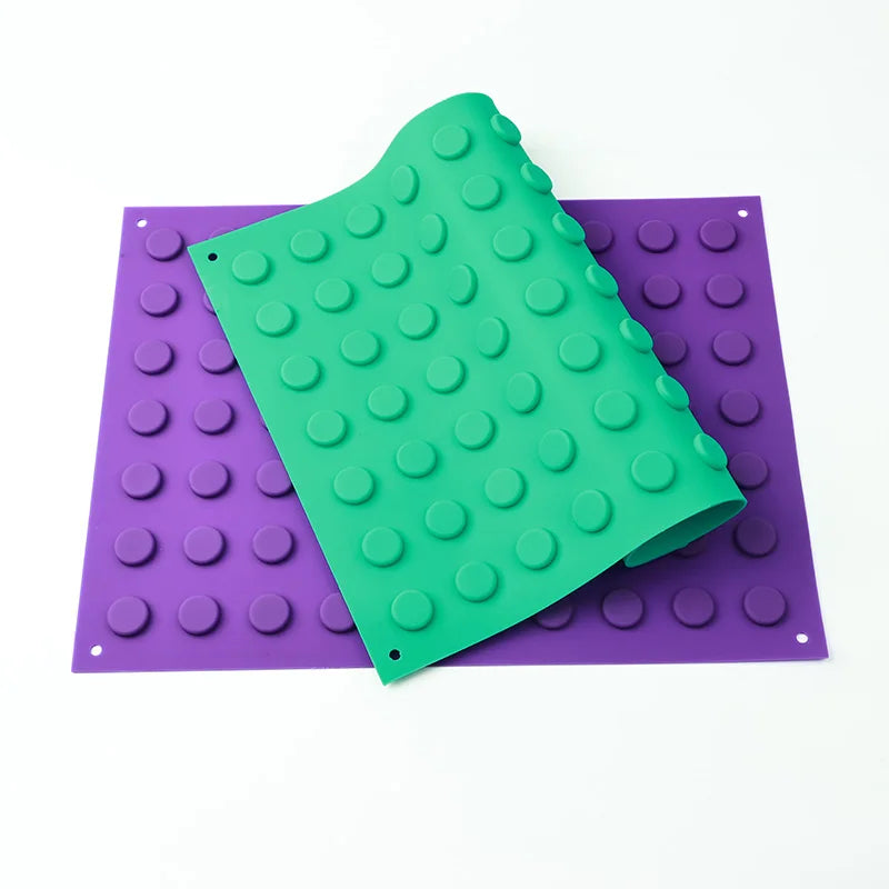 tapis magnétique silicone 12 16 violet circulaire outils médicaux antidérapant réutilisable autoclave ecofriendly
