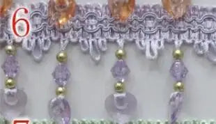 ruban decoratif dentelle coeurs 14 couleurs 6.5cm largeur mariage decoration elegante