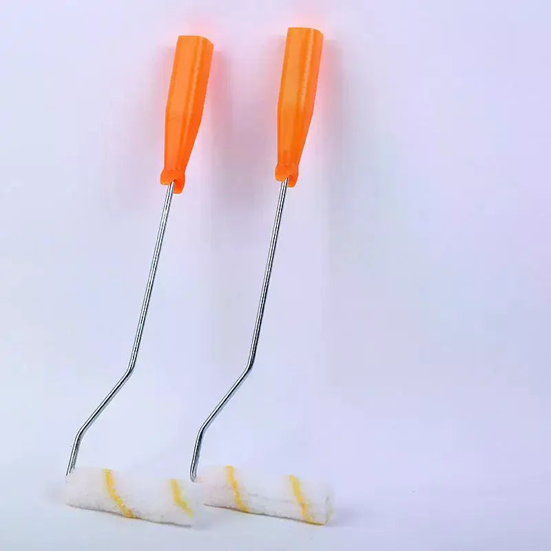 brosse peintre peluche douce pratique blanc orange trésorerie utilitaire poignée manche