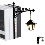 lampe bibliothèque noir élégante motifs floraux classique moderne led lecture chambre