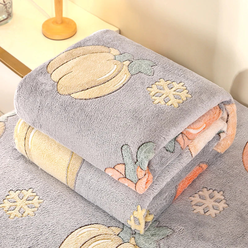 couverture polaire fleur rose printemps automne portable qualité hospitalière hôtelière voyage maison