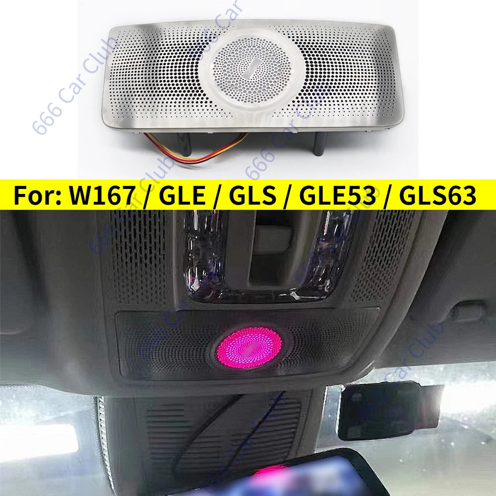cache tweeter voiture adhésif noir moderne lampe ambiance décoration intérieure auto led module contrôle
