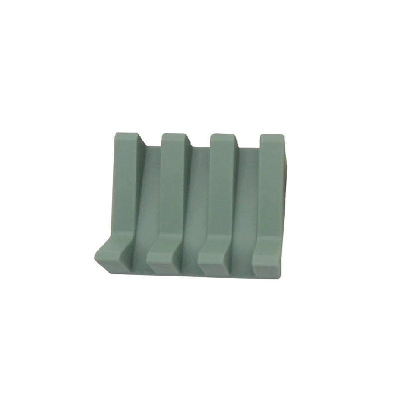 support savon silicone violet gris moderne egouttoir incline blanc vert bleu rose