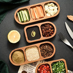 Vue de dessus du plateau à grilles pour organisation des aliments