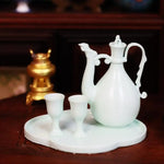 accessoires poupées résine cruche plateau coupes décor maison poupée traditionnelle coréenne