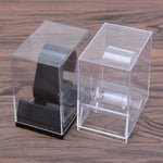 support rouleau papier toilette adhésif moderne transparent légèrement opaque sans motif