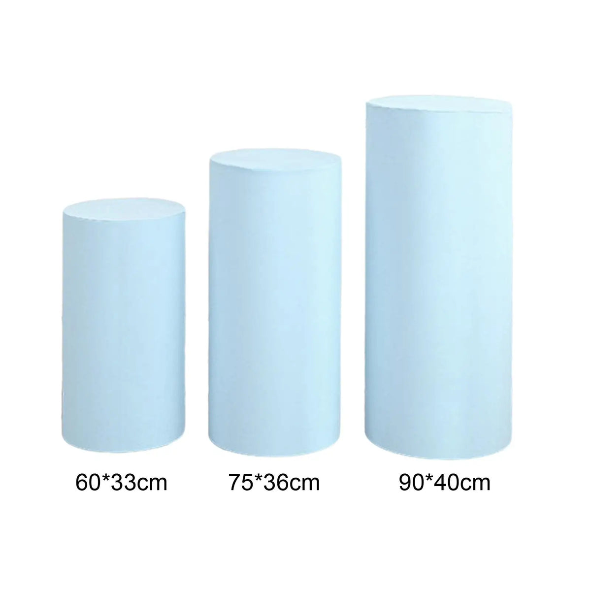 supports présentation desserts tissu couleurs modernes mariage fêtes uni minimalistes