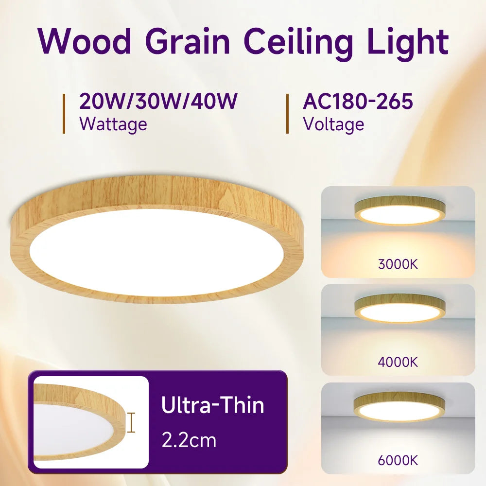 lampe bois grain moderne led 2000 82000 lumens facile toucher interrupteur