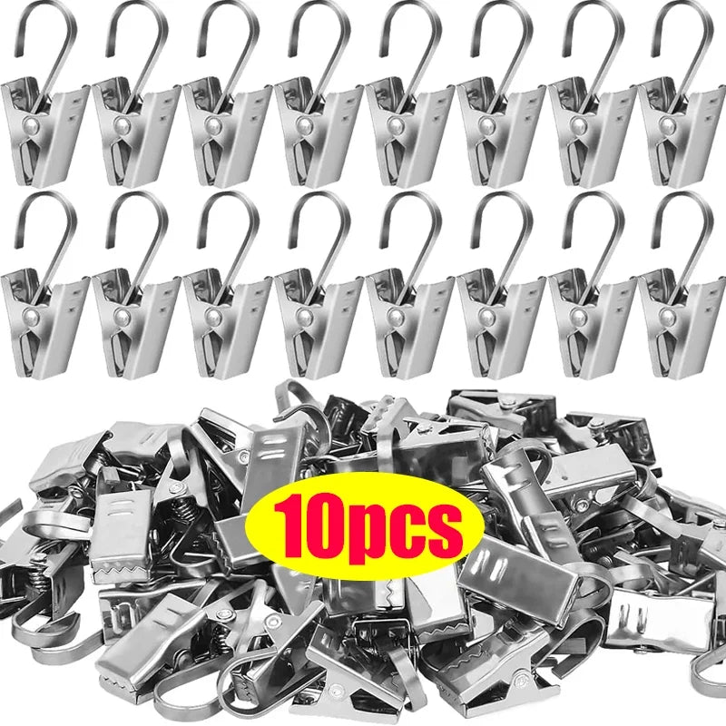 clips rideau acier inoxydable moderne 100 pieces 10 pieces 20 pieces 30 pieces 50