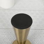 supports bougie moderne or bougies fleurs séchées vase céramique blanc deco intérieure valentin mariage