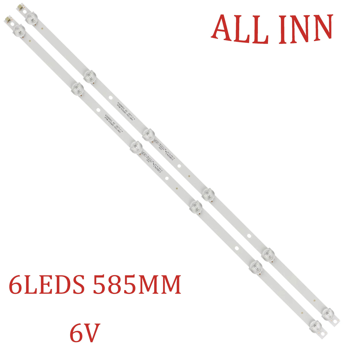 bande led blanc rectiligne moderne clips fixation 585mm tension 3v