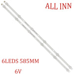 bande led blanc rectiligne moderne clips fixation 585mm tension 3v