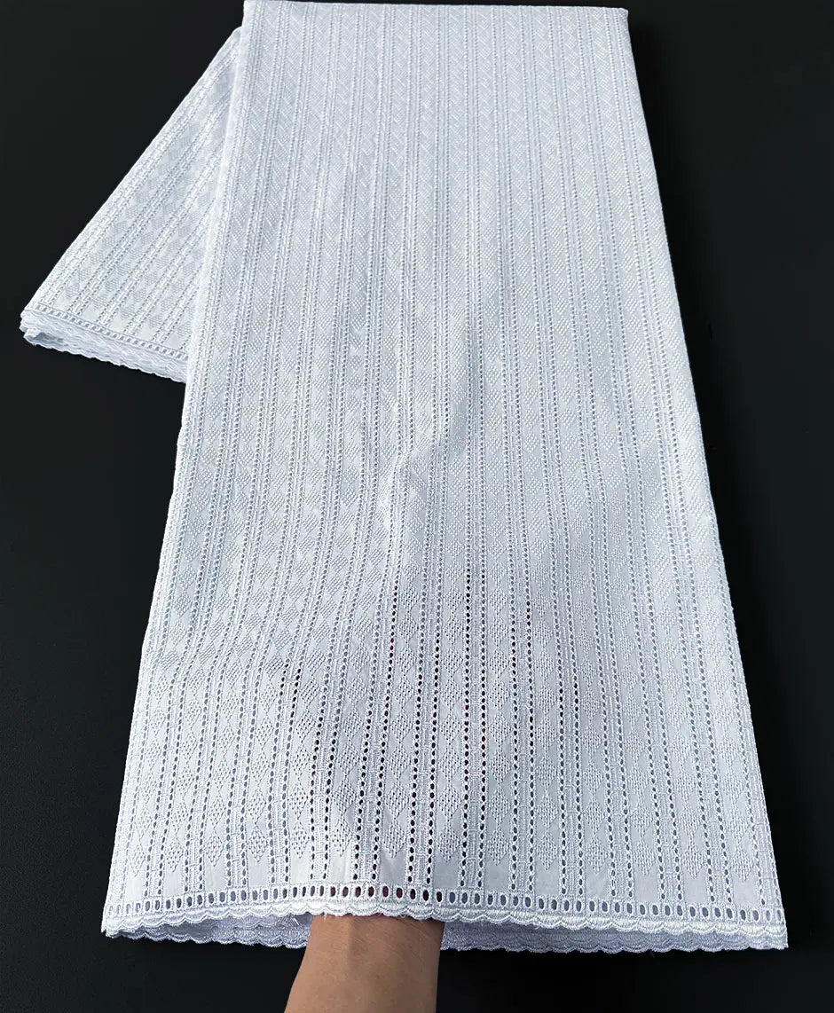 serviette coton dentelle rayures fines bleu clair blanc beige marron classique haute qualité écologique