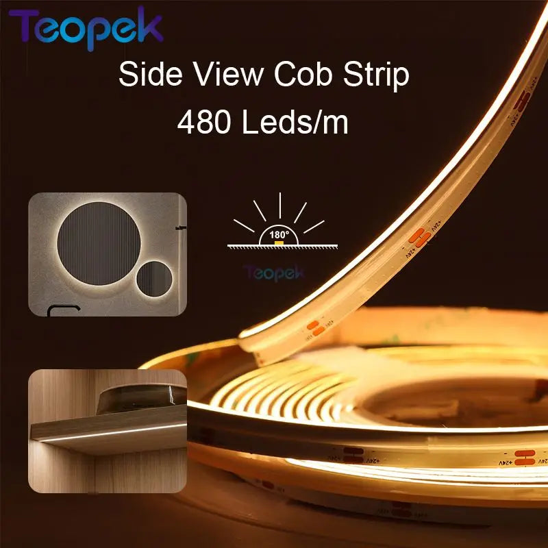ruban led 5m blanc 480 leds adhésif découpeable 3000k 4000k 6000k