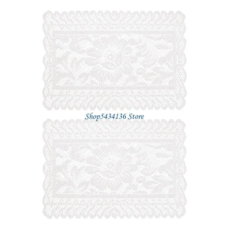 serviettes table dentelle blanc classique opacité réutilisable lavable machine table manger