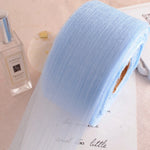 rubans décoratifs polyester bleu clair rose gris blanc modernes élégants double face largeur adhésif