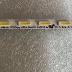 bande led 525mm blanc jaune 48led connecteurs modernes 6v ul rohs cem