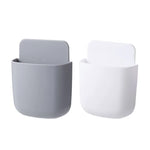 porte télécommande mural blanc moderne adhésif rangement télécommandes outils organisation