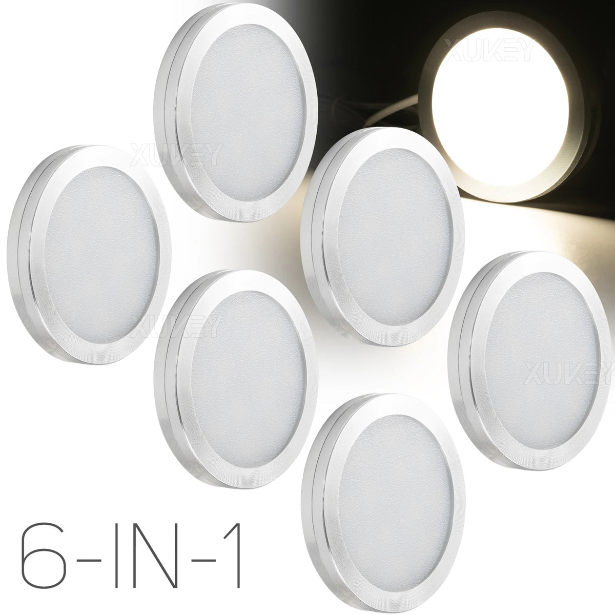 luminaire voiture blanc moderne led 12v télécommande câble adaptateur vis double face