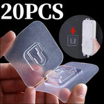supports murals transparents adhésifs modernes pvc opaques 6cm 6cm multiples utilisations