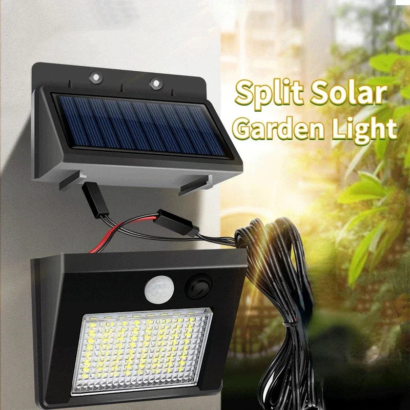 lampe solaire jardin noir panneau bleu led blanc ip65 moderne capteur mouvement contemporainextérieur