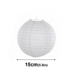boules papier blanc rayures horizontales modernes mariage anniversaire halloween 20pcs clips