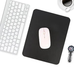 tapis souris cuir rose clair noir texture moderne antidérapant facile nettoyer gaming