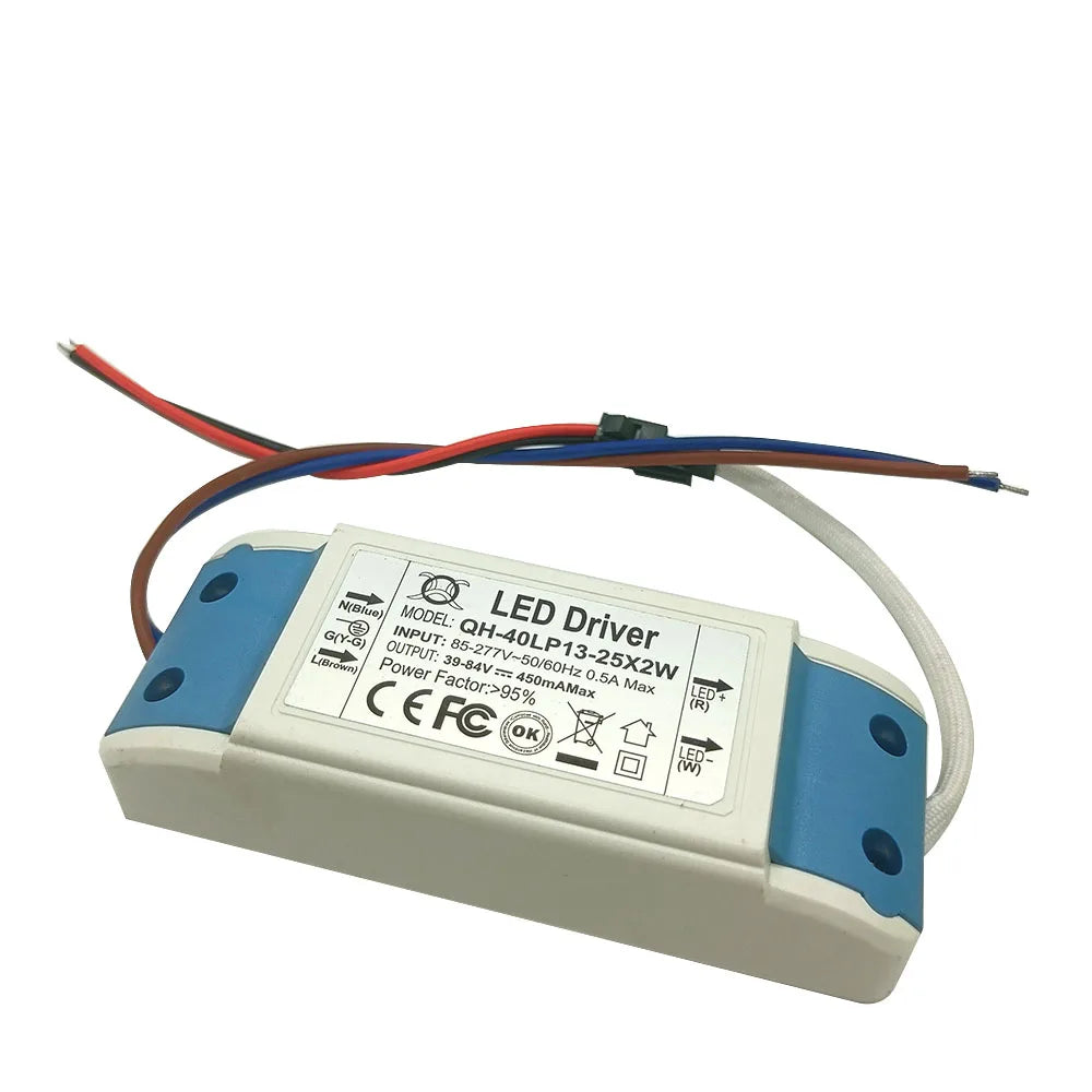 conducteur led 13 25x2w blanc bleu cables ac 85 277v dc 39 84v 430