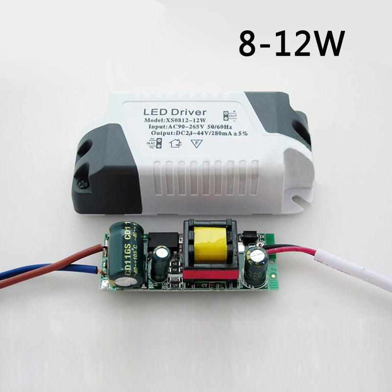 driver led alimentation électrique étanche 24w 90 265v blanc gris moderne certification
