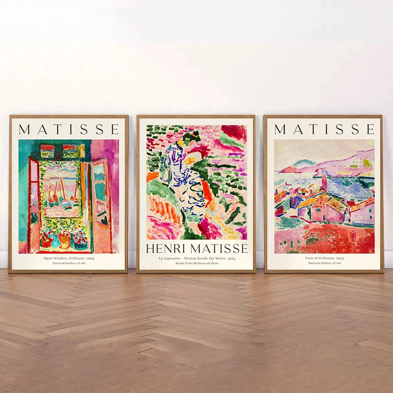 affiches art abstrait multicolore moderne toile impression sans cadre chambre maison decoration