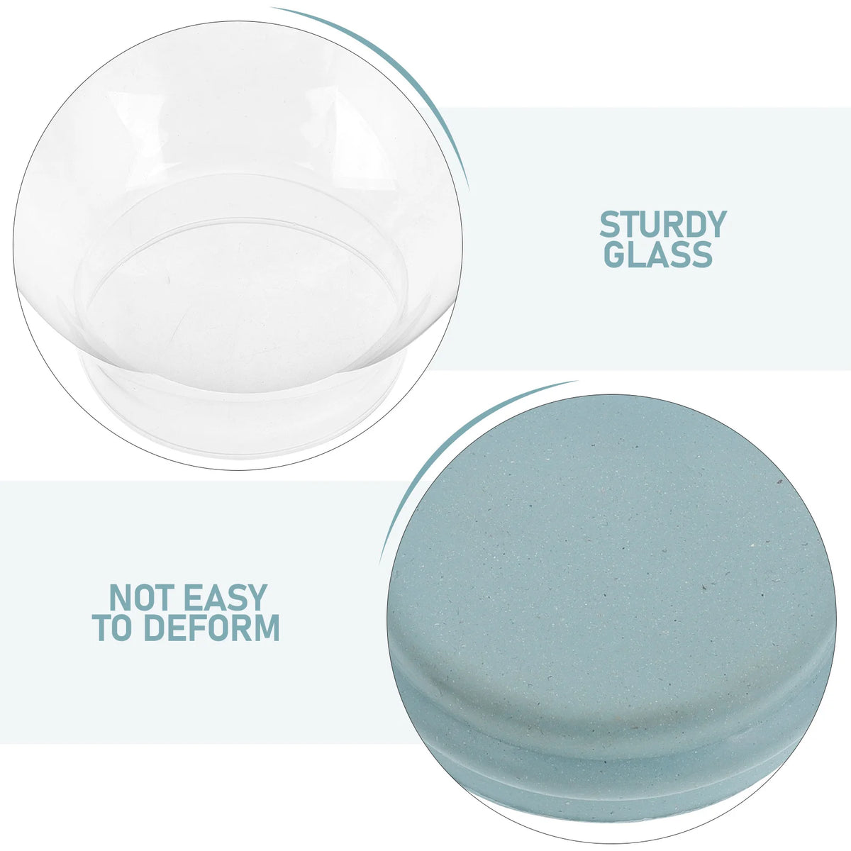 kit diy globe verre transparent socle bleu gris arbre noel flocons decoration intérieure unique