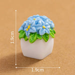 bouquet fleurs artificielles miniature décoratives feuilles fleurs diverses couleurs opaques décoration intérieure festive
