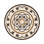 décoratif stickers ornements floraux géométriques classique baroque adhésif beige noir or rouge