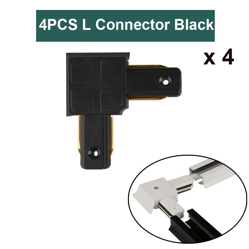 projecteurs led spot noir moderne 50w 60w rail super lumineux