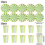 assiettes gobelets papier jetables motifs floraux fête anniversaire mariage décoration