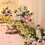 bouquet fleurs artificielles blanc rose clair rouge violet champagne bleu moderne élégant extérieurintérieur decoration