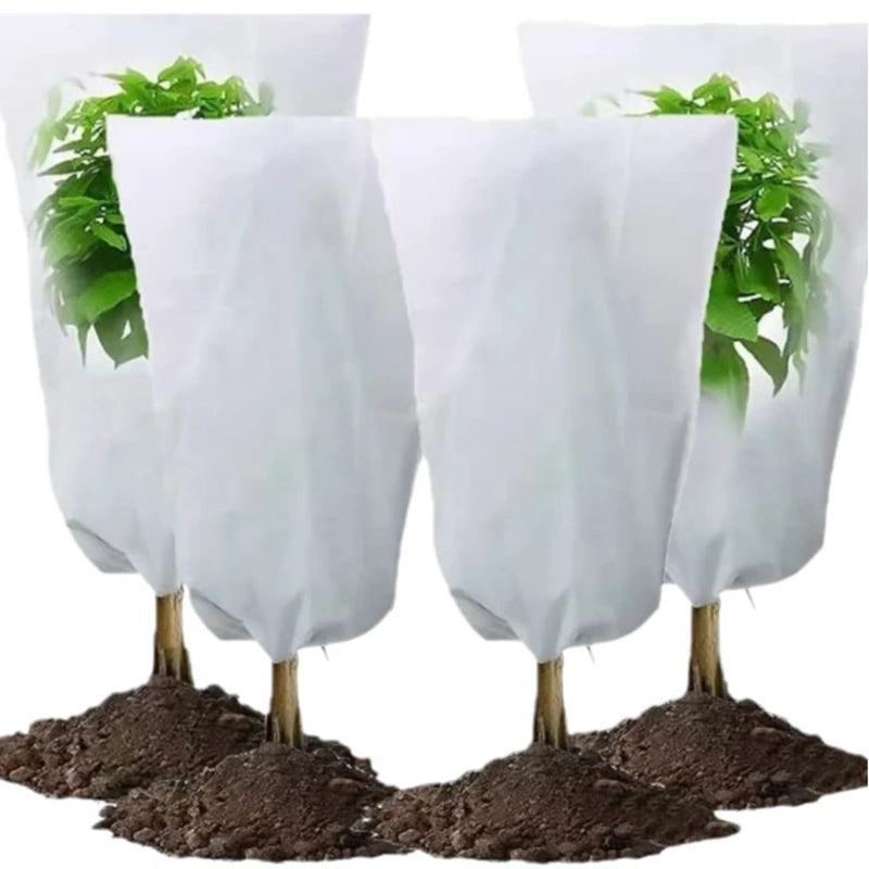 voile hivernage plante tissu non tissé housse protection jardin pot extérieur anti gel blanc