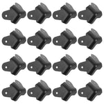 protections d'angle noires texturées industrielles fixations meubles coffres sécurité 14pcs