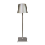 lampe table led moderne rechargeable sans fil intensité réglable étanche ip54 blanc minimaliste