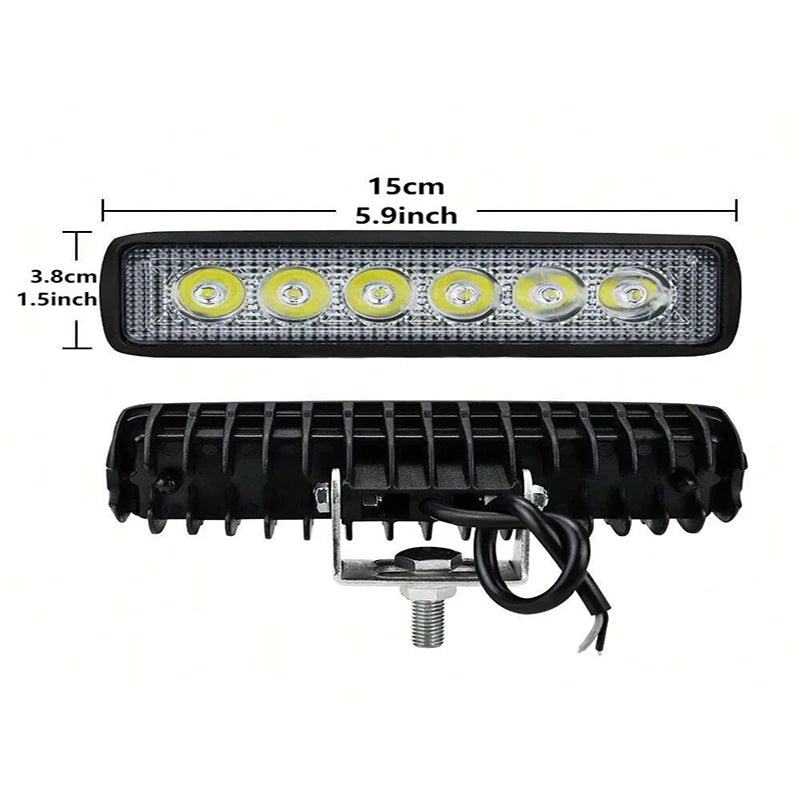 lampe travail led 6000k noir blanc led ip67 moderne fonctionnel ventilation