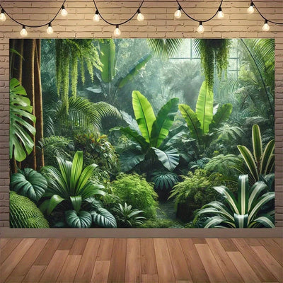 Tenture murale jungle tropicale Ombre Interieur