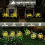 lumière solaire feu d'artifice multicolore moderne extérieure clignotante jardin allée patio festif led autonomes