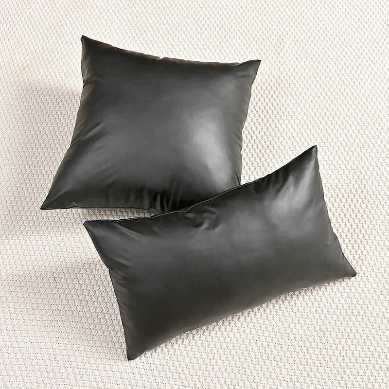 taies d'oreiller imperméables coton polyester noires modernes lit chambre coucher salon decoration maison tat