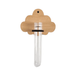 vase mural transparent feuille monstera nuage bois moderne minimaliste