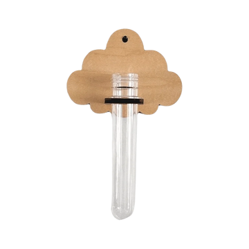 vase mural transparent feuille monstera nuage bois moderne minimaliste