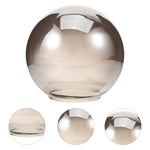 abat jour boule verre transparent moderne salle manger chambre salon