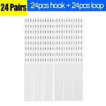 clips fixation murale adhésifs blancs texture tissée moderne sans perçage rideau tableau