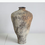 vases marron gris blanc texture marbrée artisanal rustique vase table nouveau classique post moderne