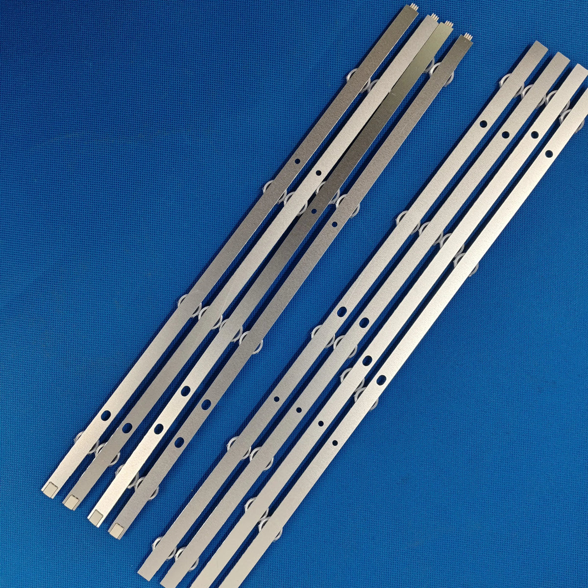 bandes led blanc connecteurs modernes téléviseur lumineuses aluminium flux lumineux